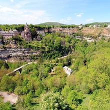 D�but de la randonn�e au trou de Bozouls