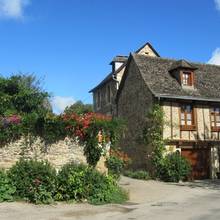 Village de Sainte Eulalie d'Olt en Aveyron