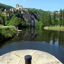 Dans le Lot : Saint Cirq Lapopie