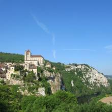 Saint Cirq Lapopie dans le Lot