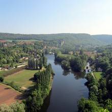 Vue sur le Lot depuis le haut de Saint Cirq Lapopie