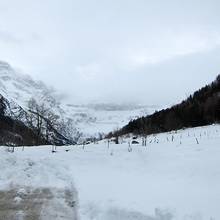 Cirque de Gavarnie sous la neige