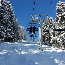 T�l�si�ge sur la station de ski de Bar�ges