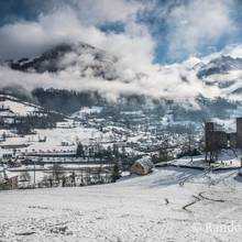 Chteau de Luz sous la neige
