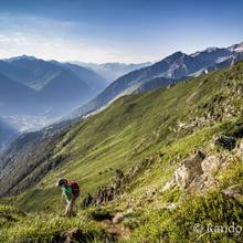 Valle de Luz-Saint-Sauveur depuis le sentier des crtes du Viscos
