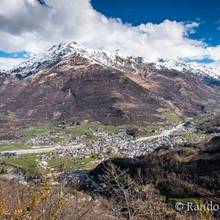 Luz-Saint-Sauveur depuis le sentier d'Agnoude