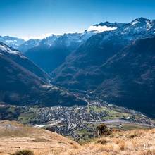 Le village de Luz tout en bas