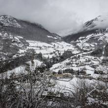 Vall�e de G�dre sous la neige