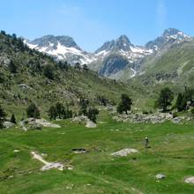 Photo : Panorama depuis le refuge du Marcadau Panorama depuis le refuge du Marcadau