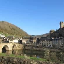 Randonn�e � Estaing, village Aveyronnais
