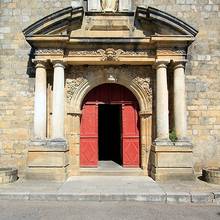 Porte de l'�glise de Domme