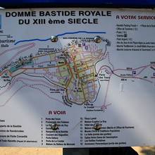 Plan de la ville de Domme