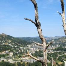Espalion et son ch�teau depuis la vierge de Vermus