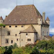 Ch�teau d'Yvoire au bord du lac L�man