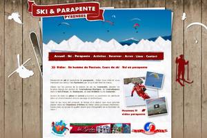 Didier Theil - Ski et parapente dans les Pyrnes