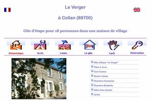 G�te d'�tape Le Verger � Collan (�lisabeth et Gilles Lecolle)