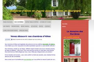 Chambres d'htes Domaine des Perrires  Crux-la-Ville (Pascale et Benoit Cointe)