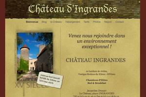 Chambres d'h�tes Ch�teau d'Ingrandes � Ingrandes (Jacqueline Drouart)