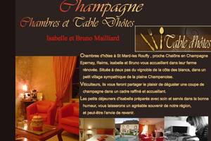 Chambres d'htes Champagne  Saint-Mard-Ls-Rouffy (Isabelle et Bruno Mailliard)