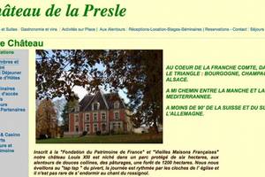 Chambres d'htes Chteau de la Presle  Breurey-ls-Faverney (Marie-France et Geoffrey Smith)