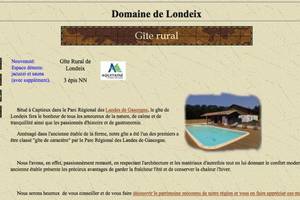 Gte Domaine de Londeix  Captieux (Sophie et Rmi de Montbron)