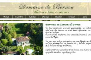 Chambres d'h�tes Domaine de Bernou � La Croix-Blanche (Sophie et Jean-Pascal Michez)